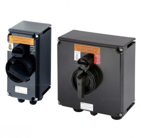 GHG 26 Công tắc ngắt kết nối 20 - 80 A cho trình điều khiển ba pha