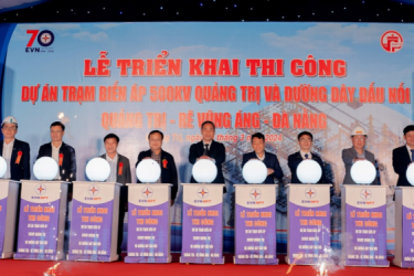 Triển khai thi công Trạm biến áp 500kV Quảng Trị và đường dây đấu nối